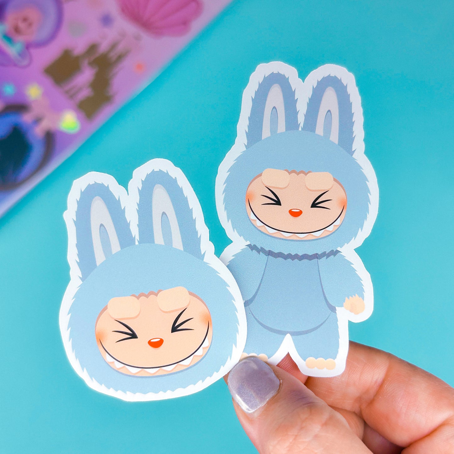 Paper Sticker Die Cuts - Lil' Rainbow Bubus