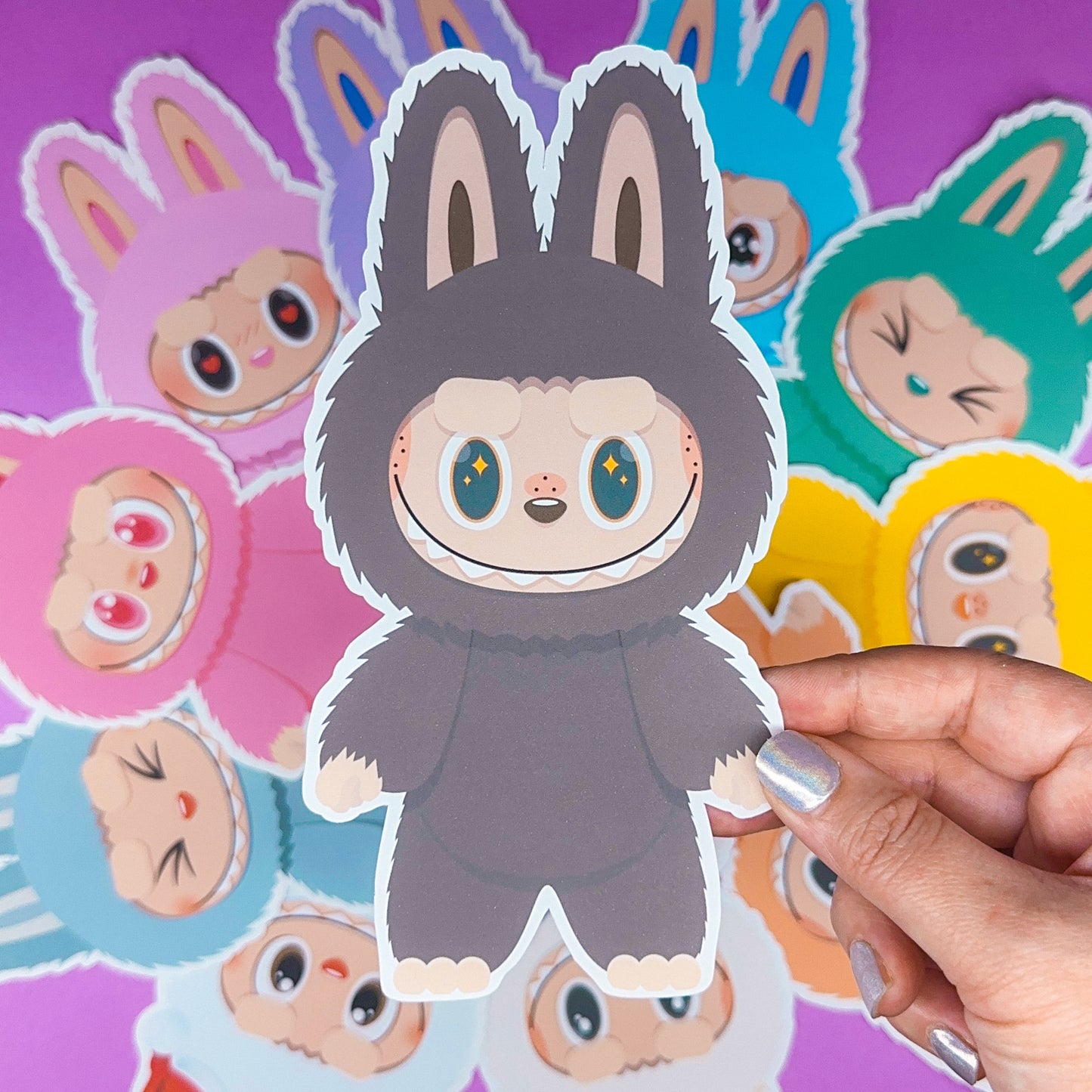 XL PAPER Journal STICKER - Lil' Rainbow Bubus