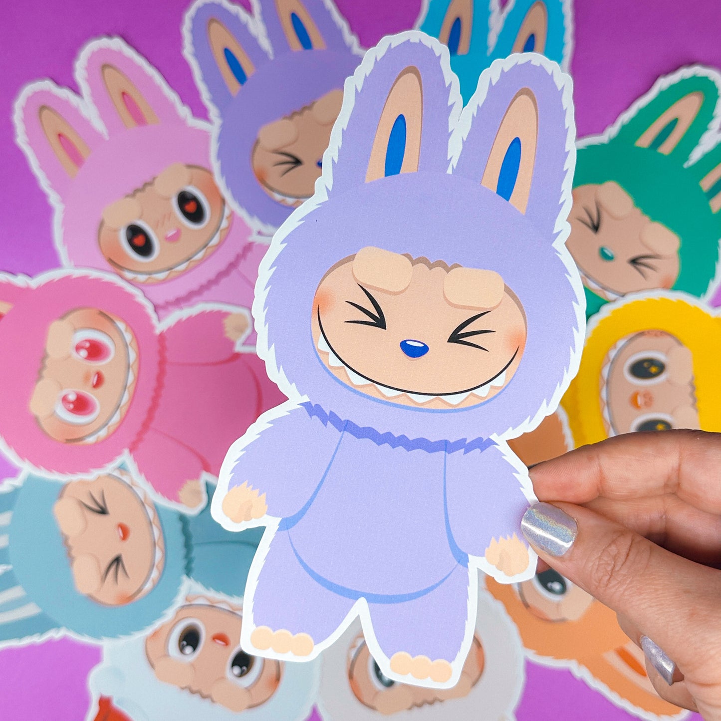 XL PAPER Journal STICKER - Lil' Rainbow Bubus