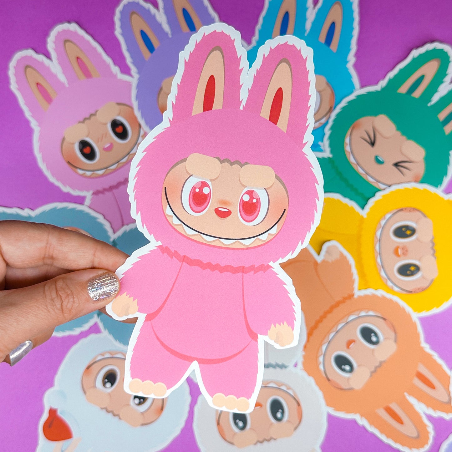 XL PAPER Journal STICKER - Lil' Rainbow Bubus