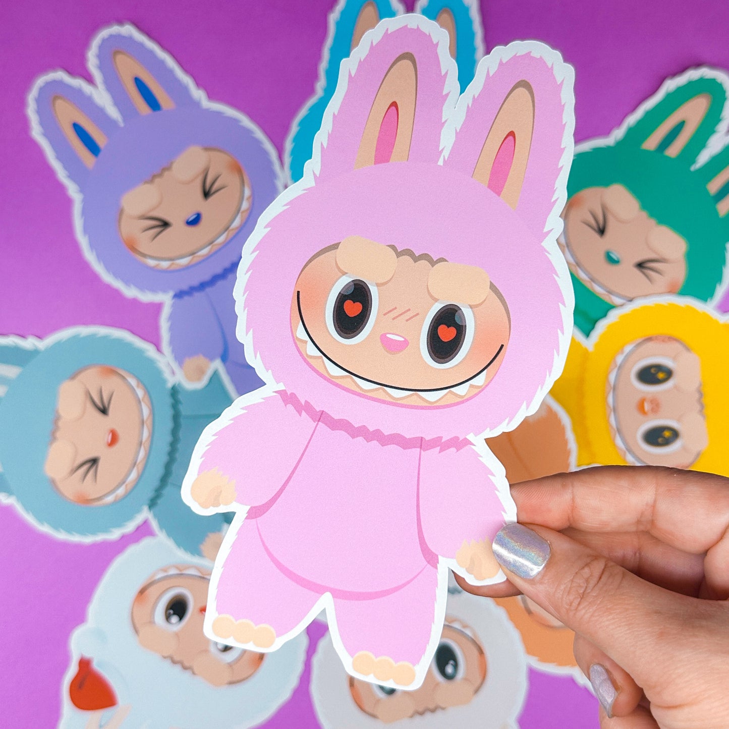 XL PAPER Journal STICKER - Lil' Rainbow Bubus