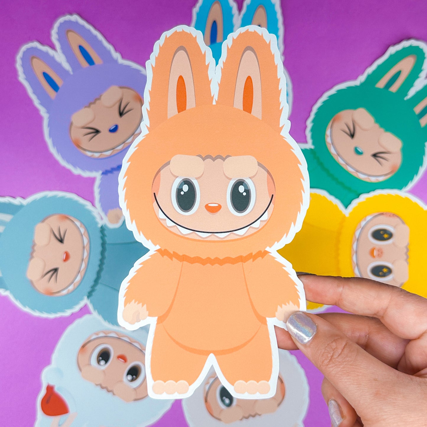 XL PAPER Journal STICKER - Lil' Rainbow Bubus