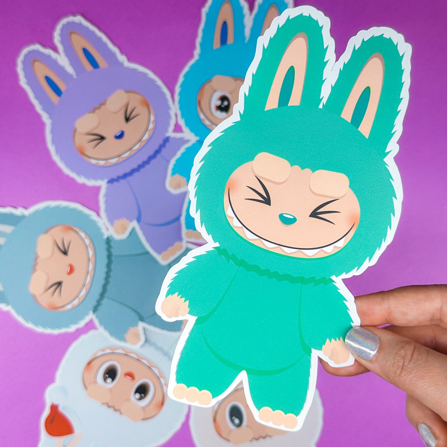 XL PAPER Journal STICKER - Lil' Rainbow Bubus