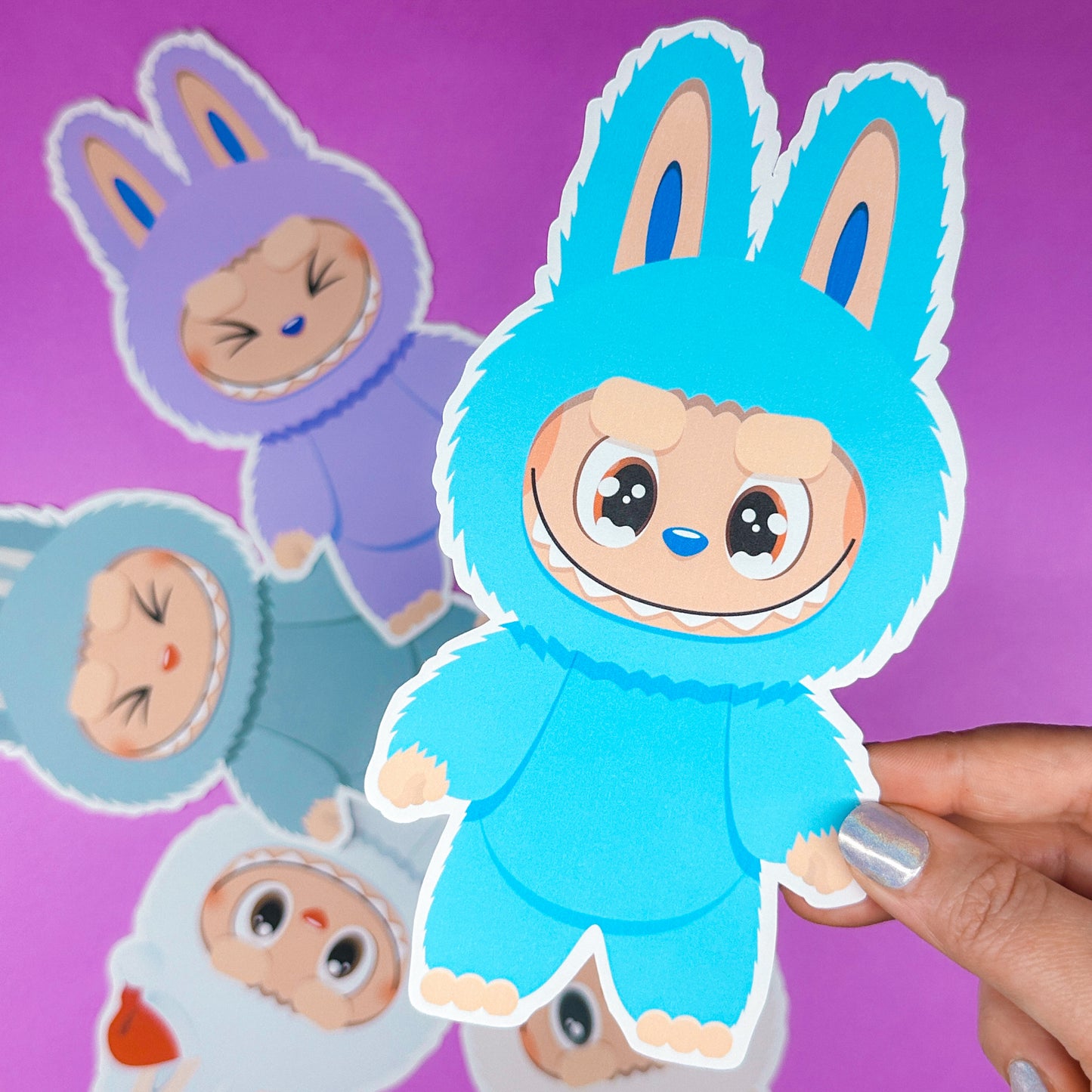 XL PAPER Journal STICKER - Lil' Rainbow Bubus