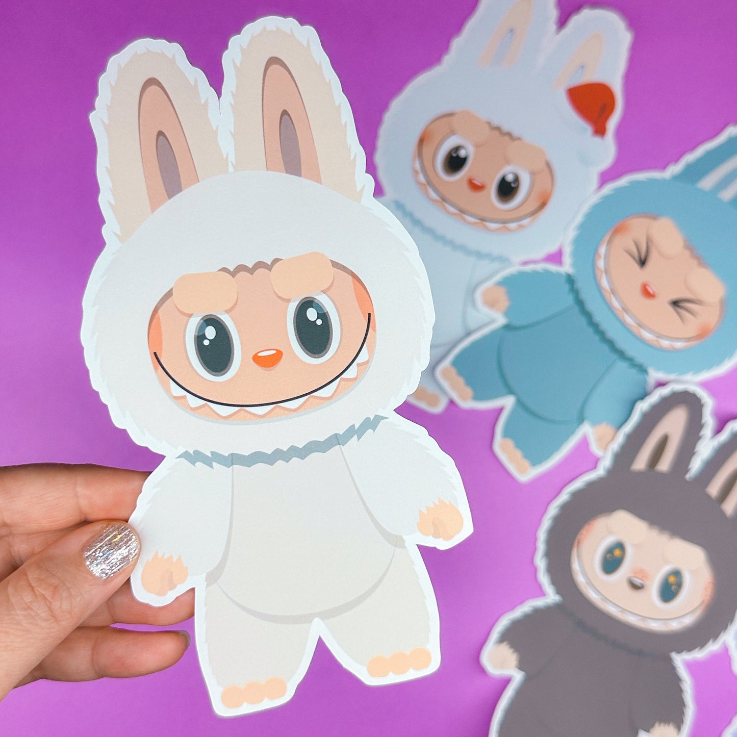 XL PAPER Journal STICKER - Lil' Rainbow Bubus