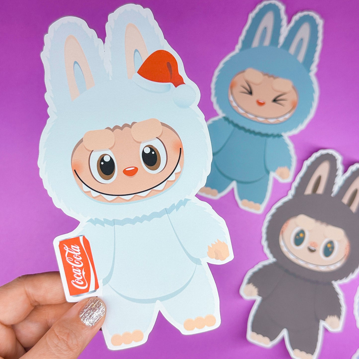 XL PAPER Journal STICKER - Lil' Rainbow Bubus