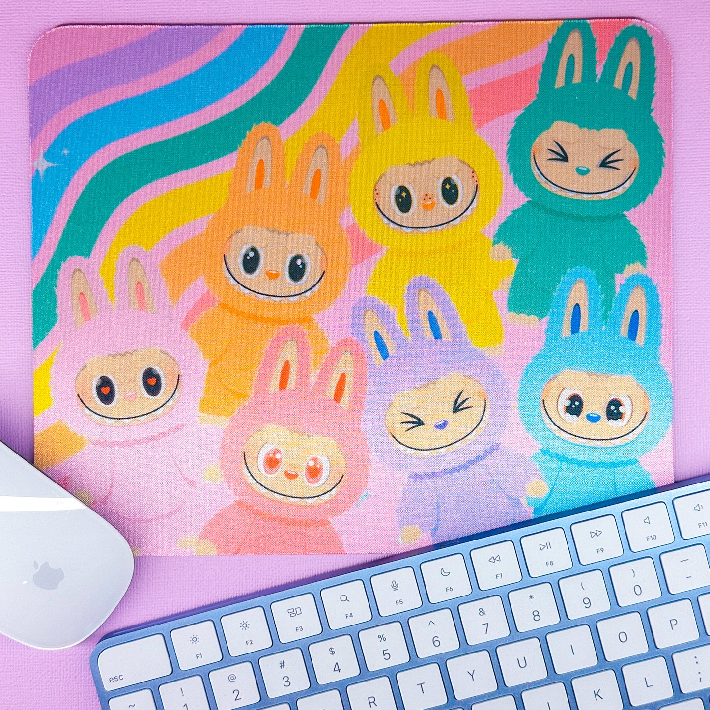 Mouse Pad - Lil' Rainbow Bubus