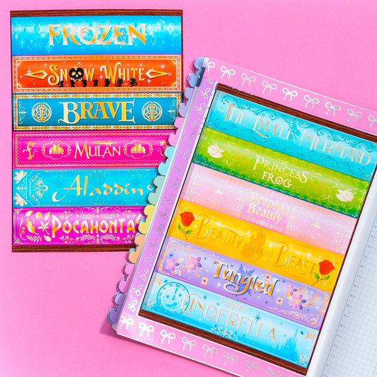 Princess Storybook Collection - 5x7 Full Page Sticker Set