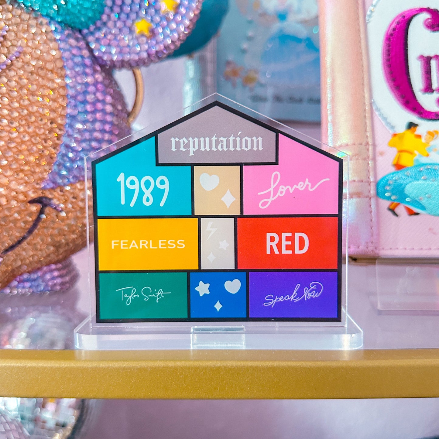 Acrylic Sticky Note Holder - LOVER HOUSE