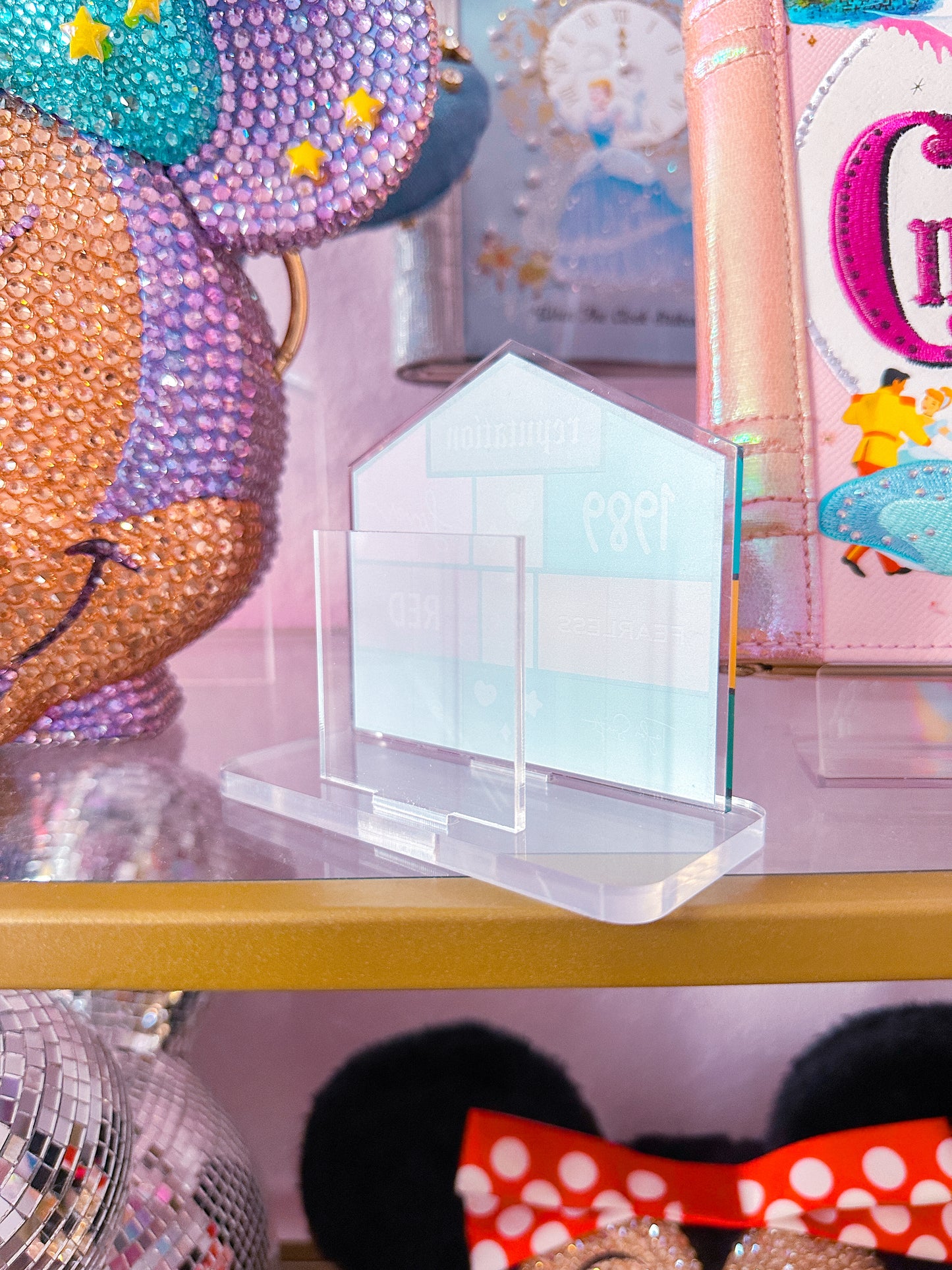 Acrylic Sticky Note Holder - LOVER HOUSE