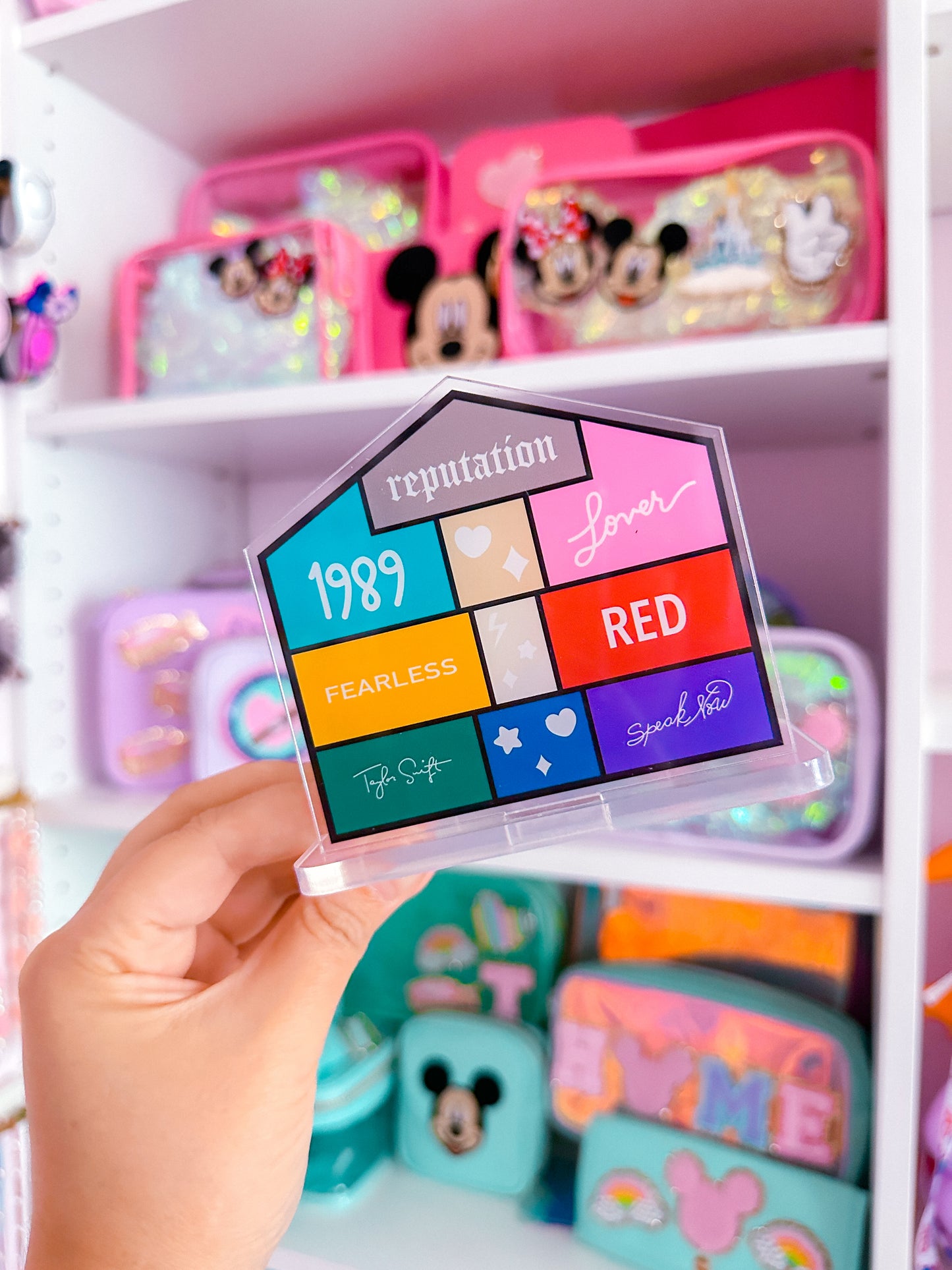 Acrylic Sticky Note Holder - LOVER HOUSE