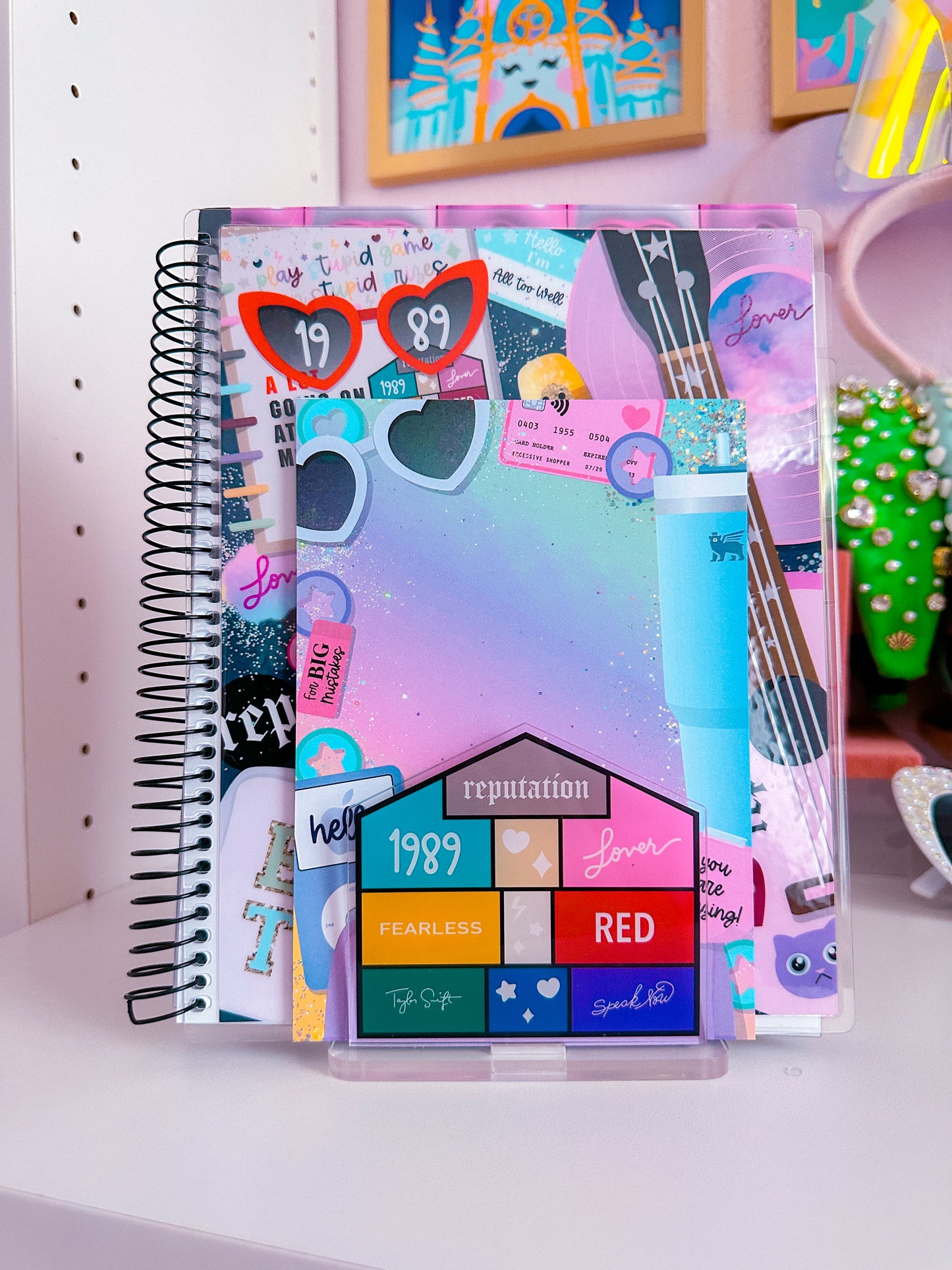 Acrylic Sticky Note Holder - LOVER HOUSE