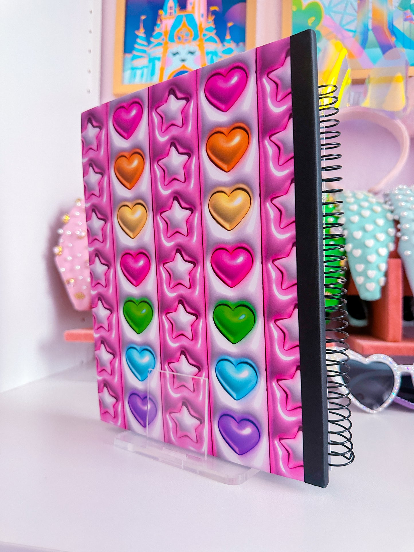 Acrylic Sticky Note Holder - LOVER HOUSE