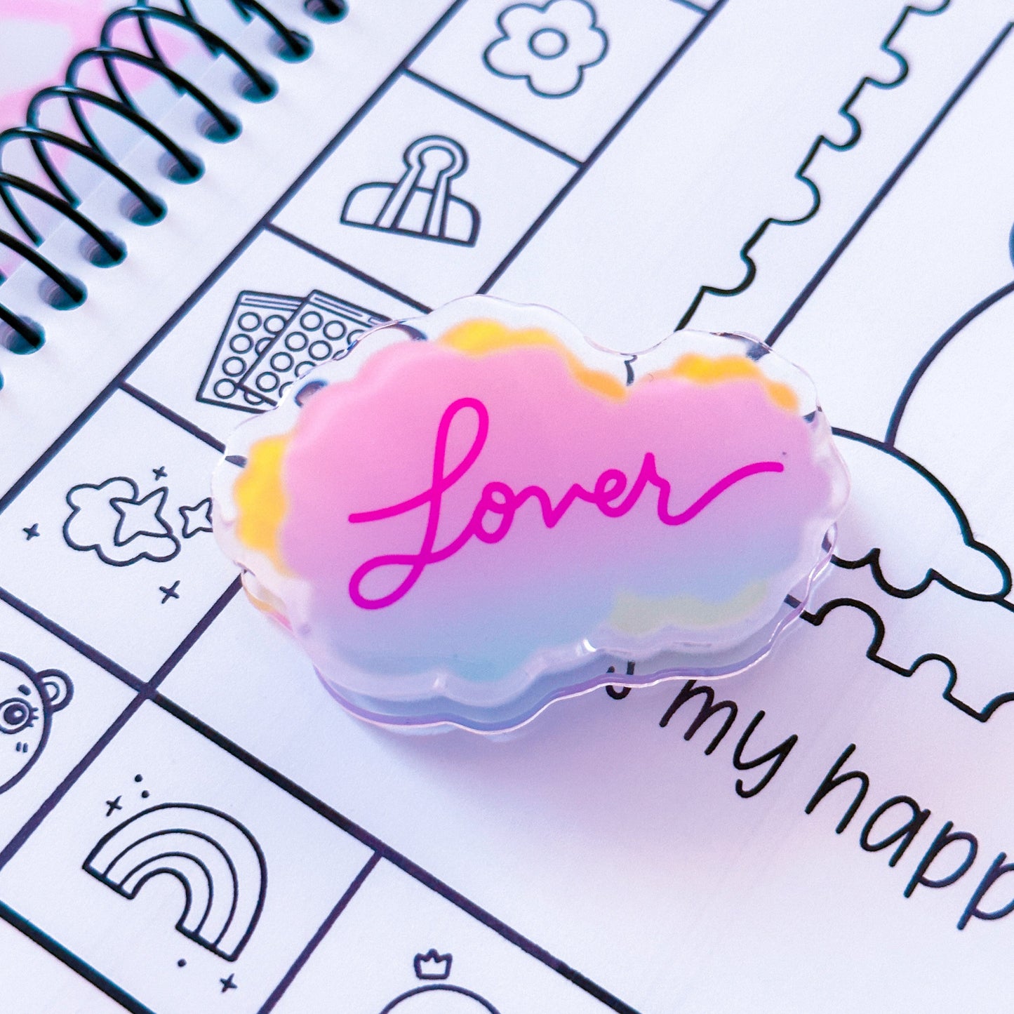 Mini Acrylic Clip - ERAS