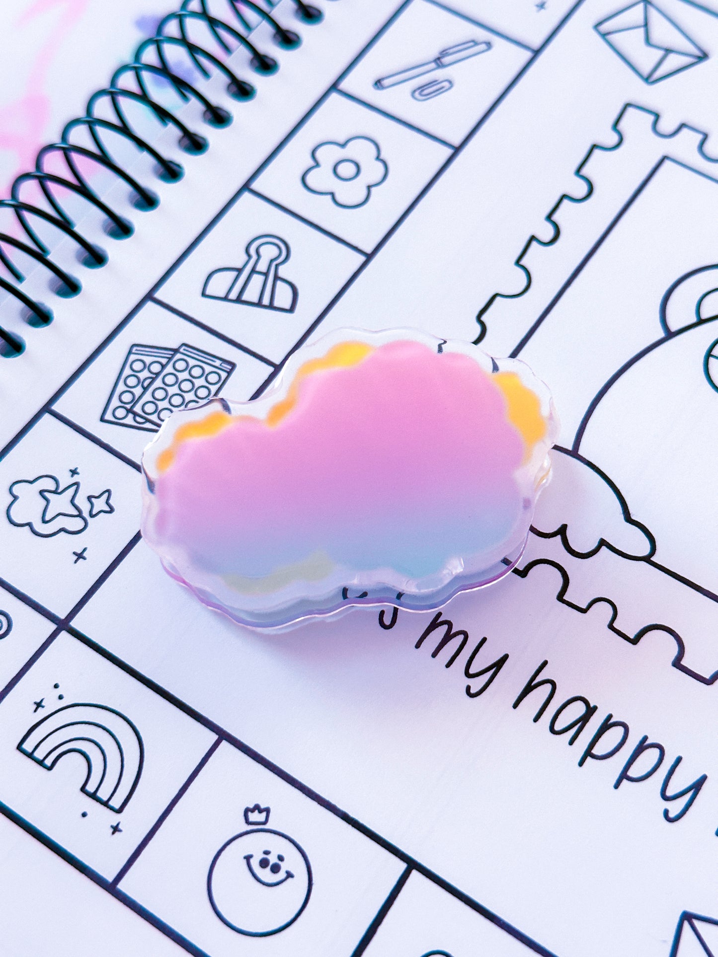 Mini Acrylic Clip - ERAS