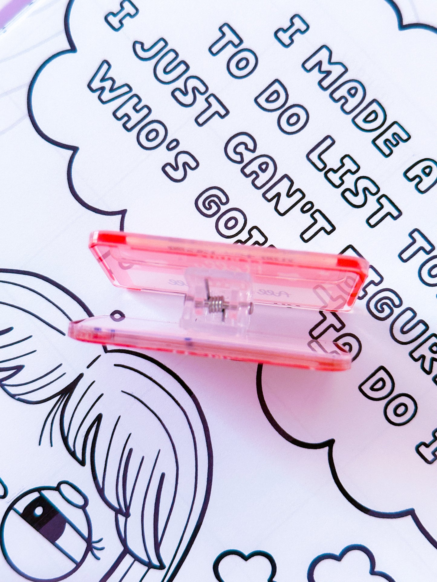 Mini Acrylic Clip - ERAS