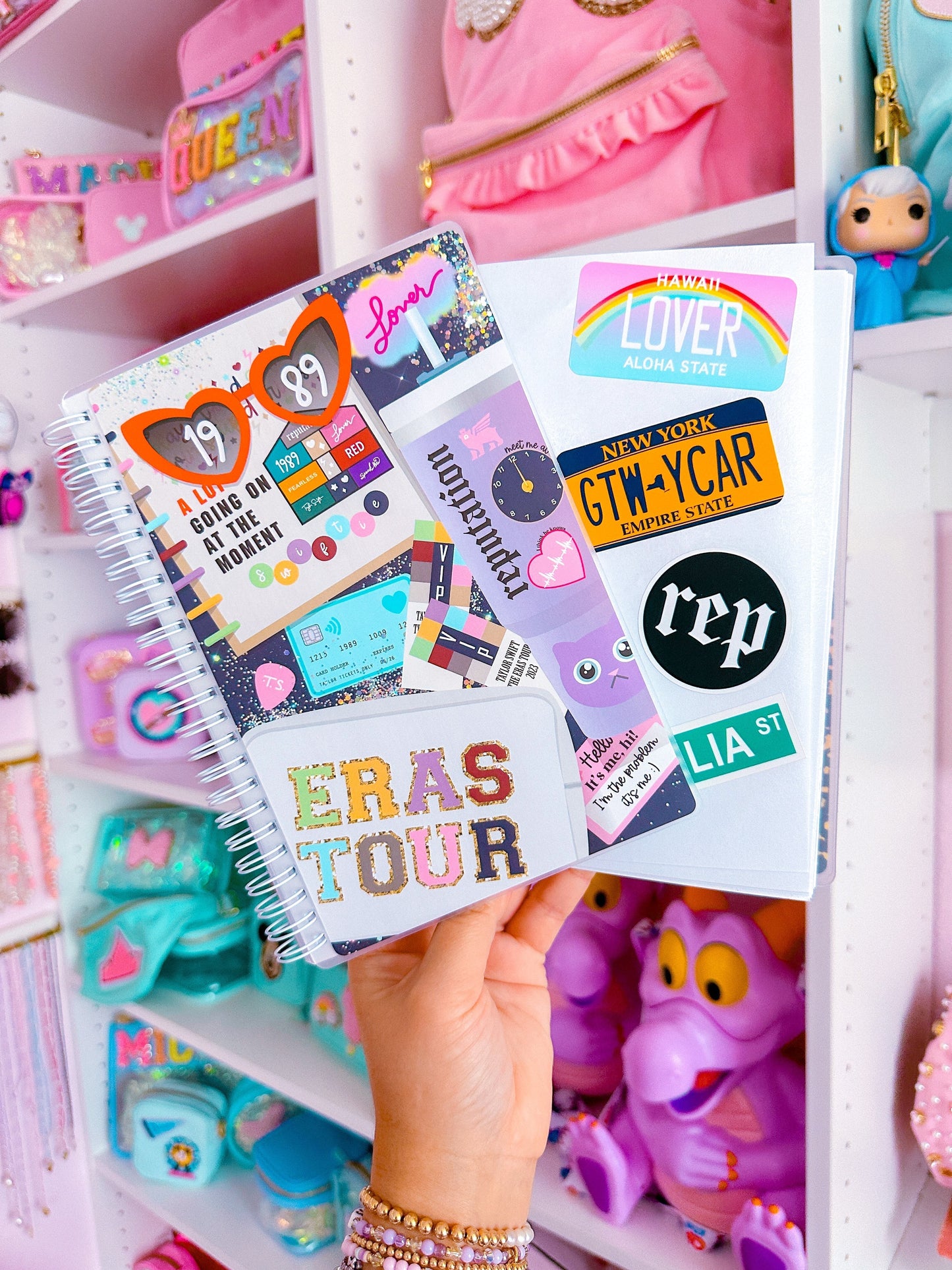 Glitter Waterproof Sticker - Lover Neon Sign
