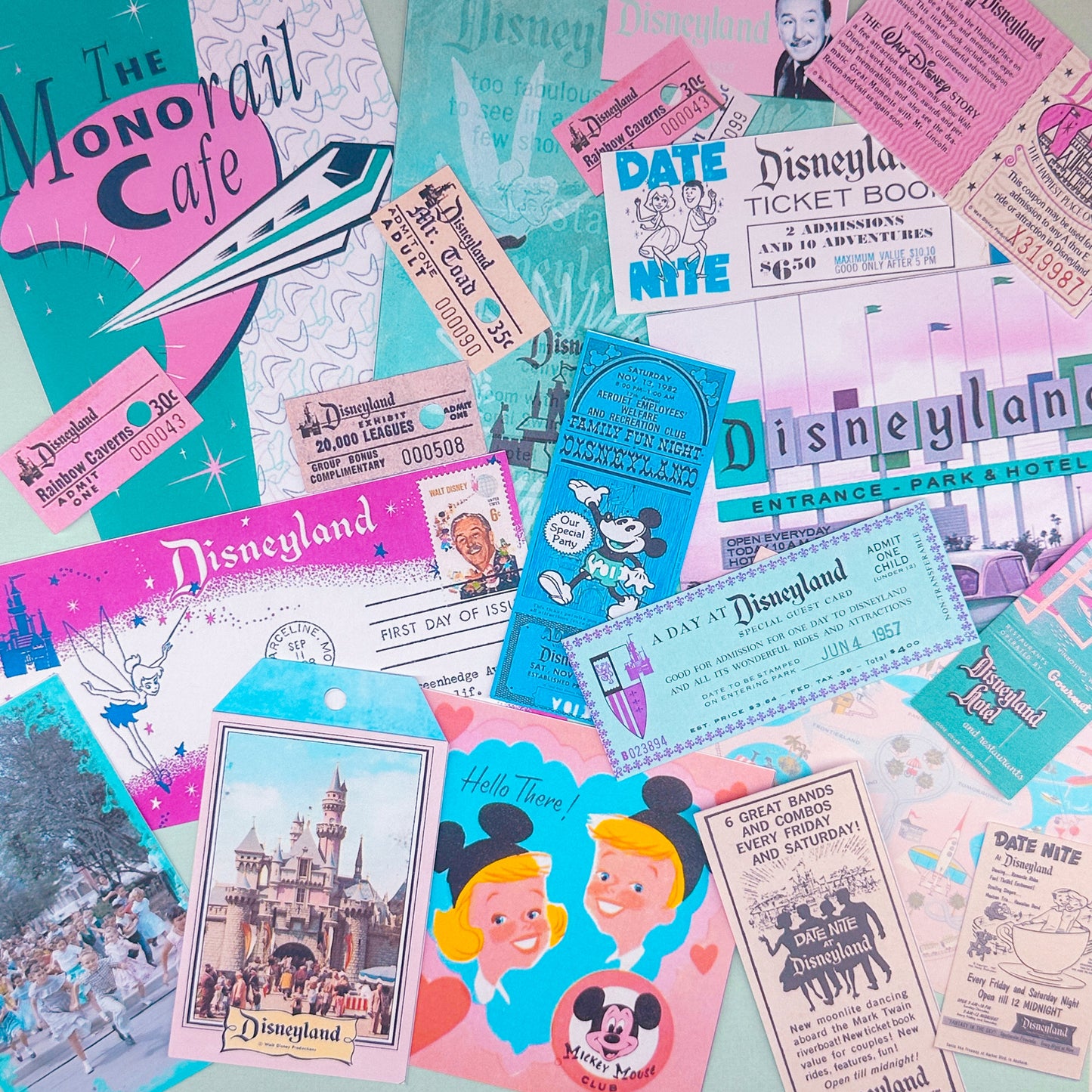 STICKER SCRAP PACK - DL Vintage 1955 (Vol. 1)