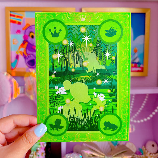 5x7 Pearlescent Art Card - Storybook Cover (Tiana)