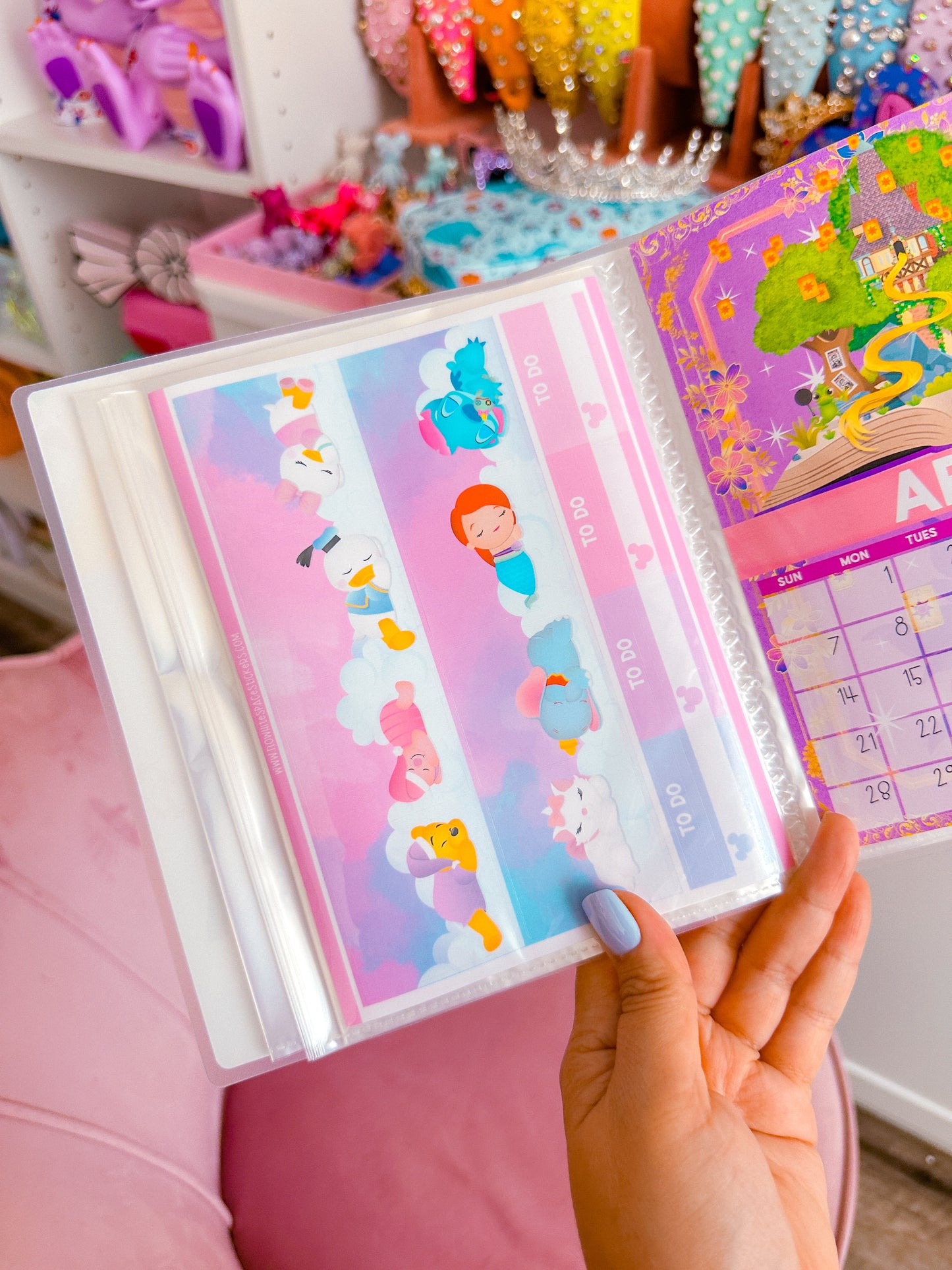 5x7 Sticker / Photo Album - Storybook Bookshelf