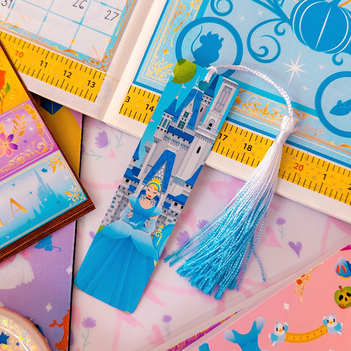 Metal Bookmark - Princess Book Spine (Cinderella)