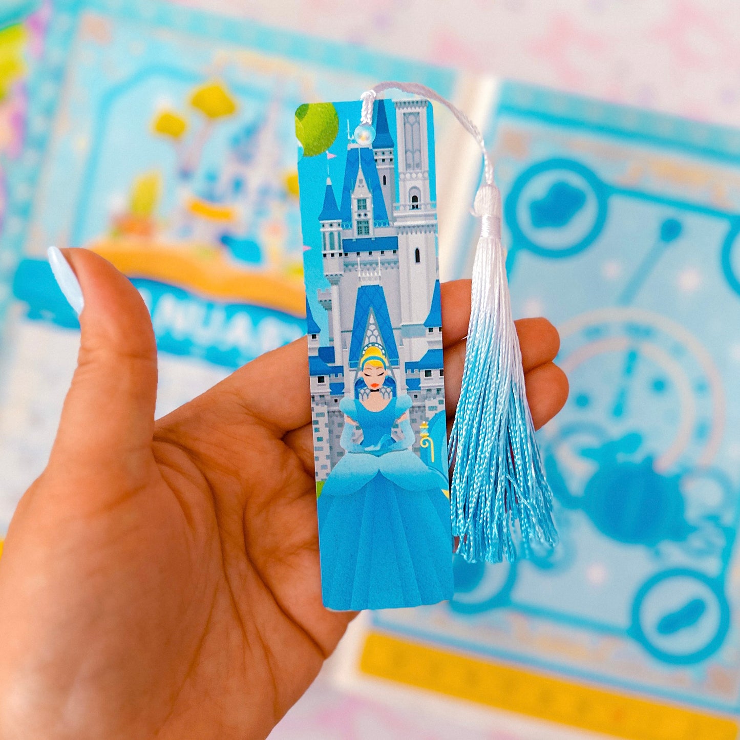 Metal Bookmark - Princess Book Spine (Cinderella)