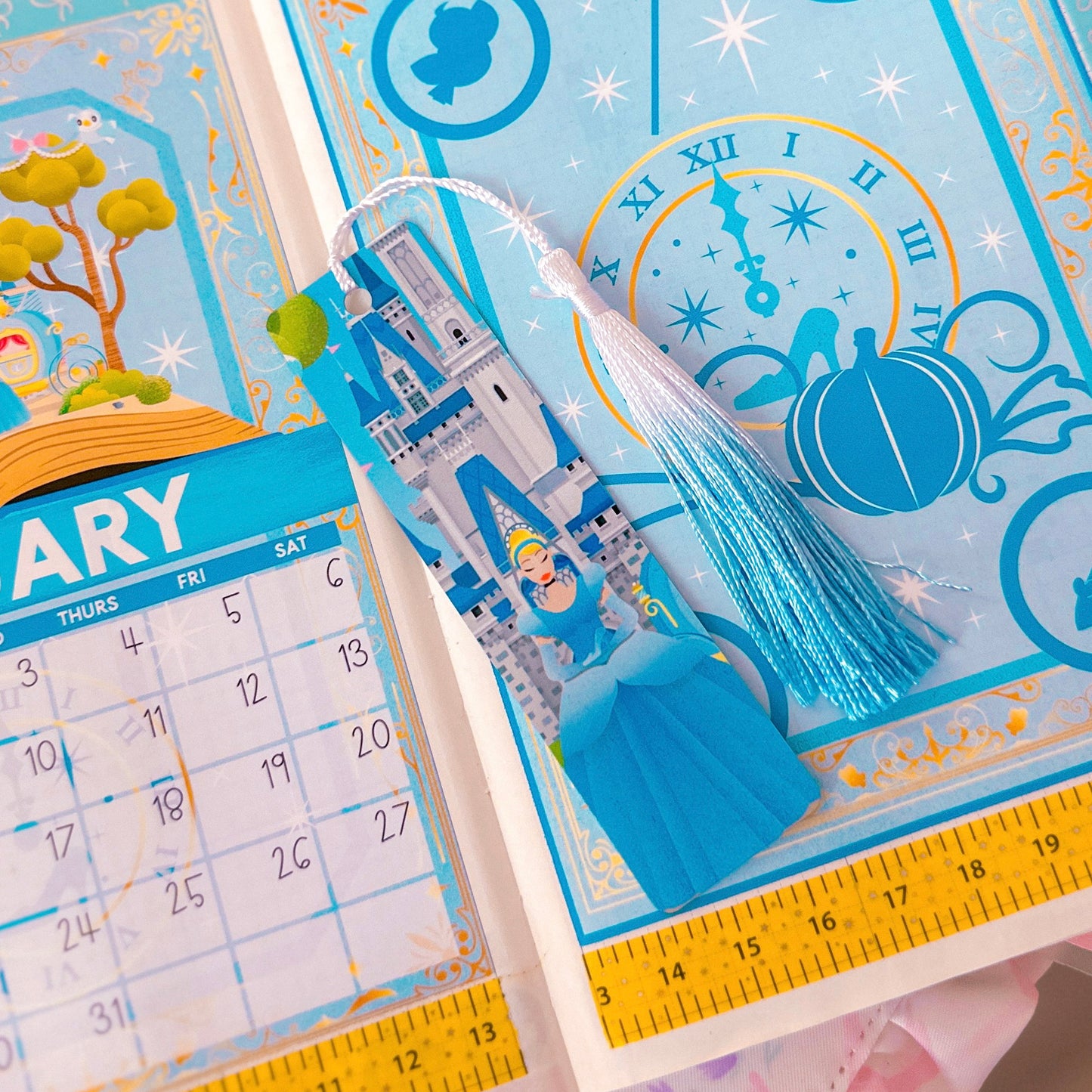 Metal Bookmark - Princess Book Spine (Cinderella)