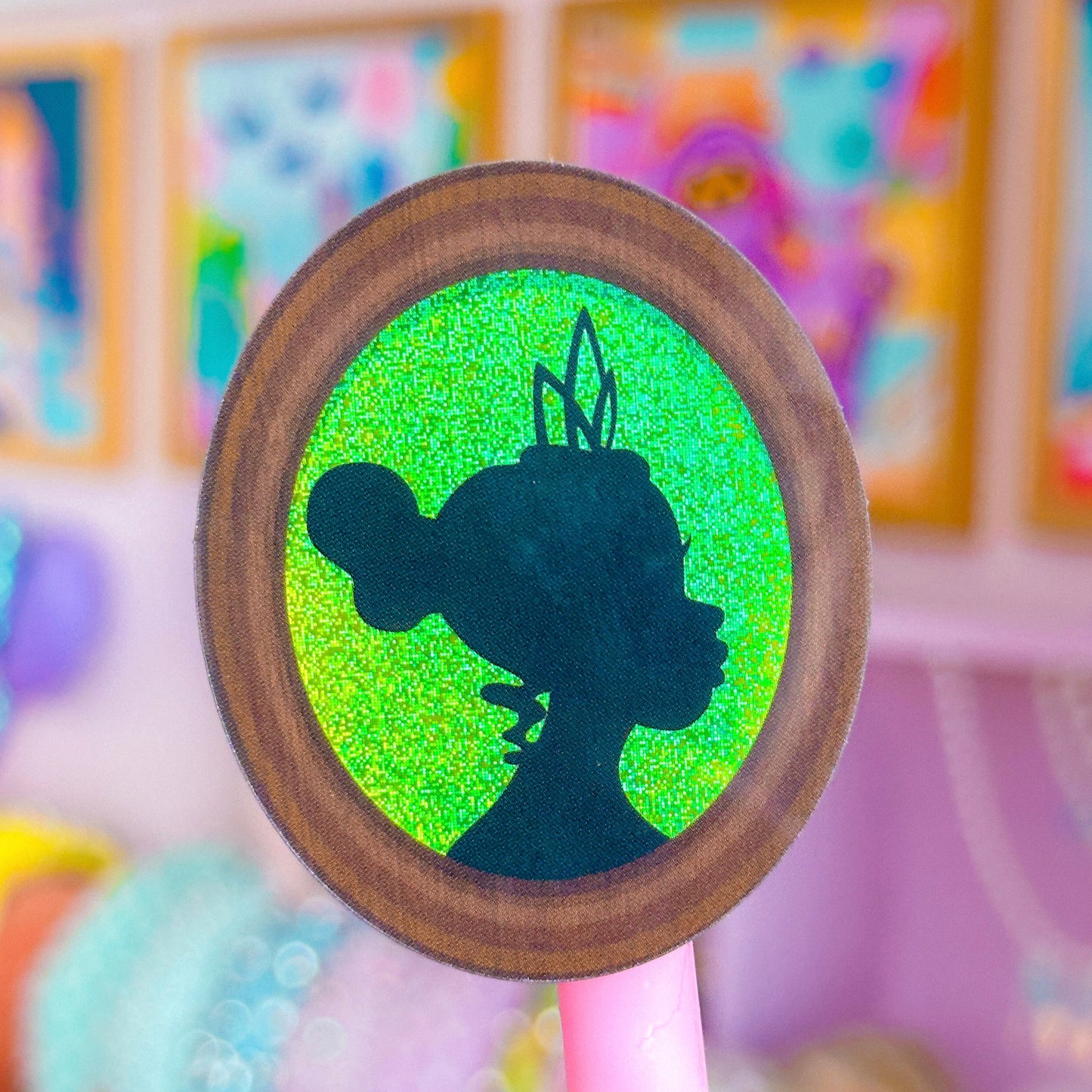 Waterproof Sticker - (Tiana) Princess Profile