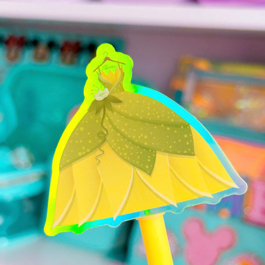 Waterproof Sticker - (Tiana) Dress