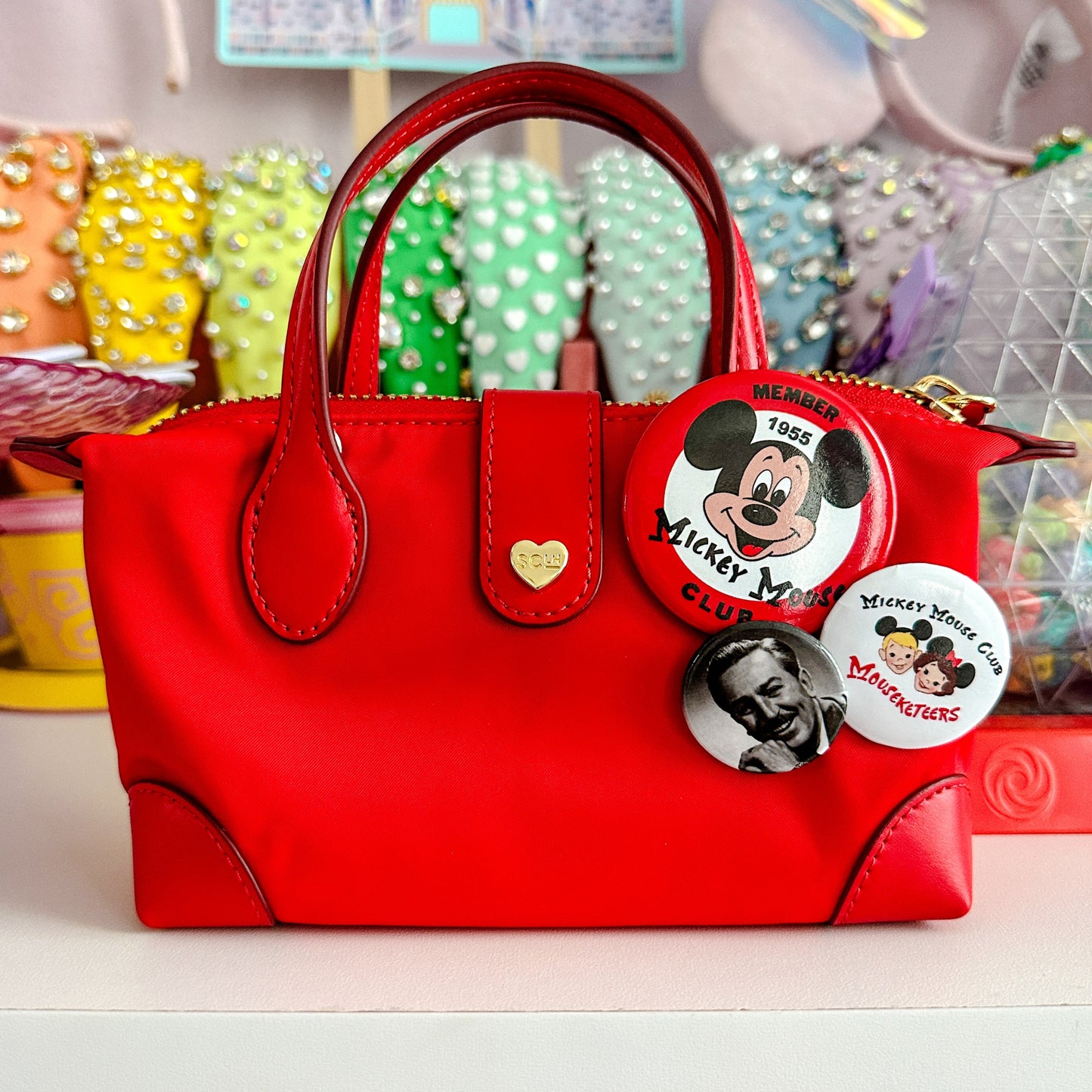 Vintage Inspired Button Set - Mouseketeer 1955