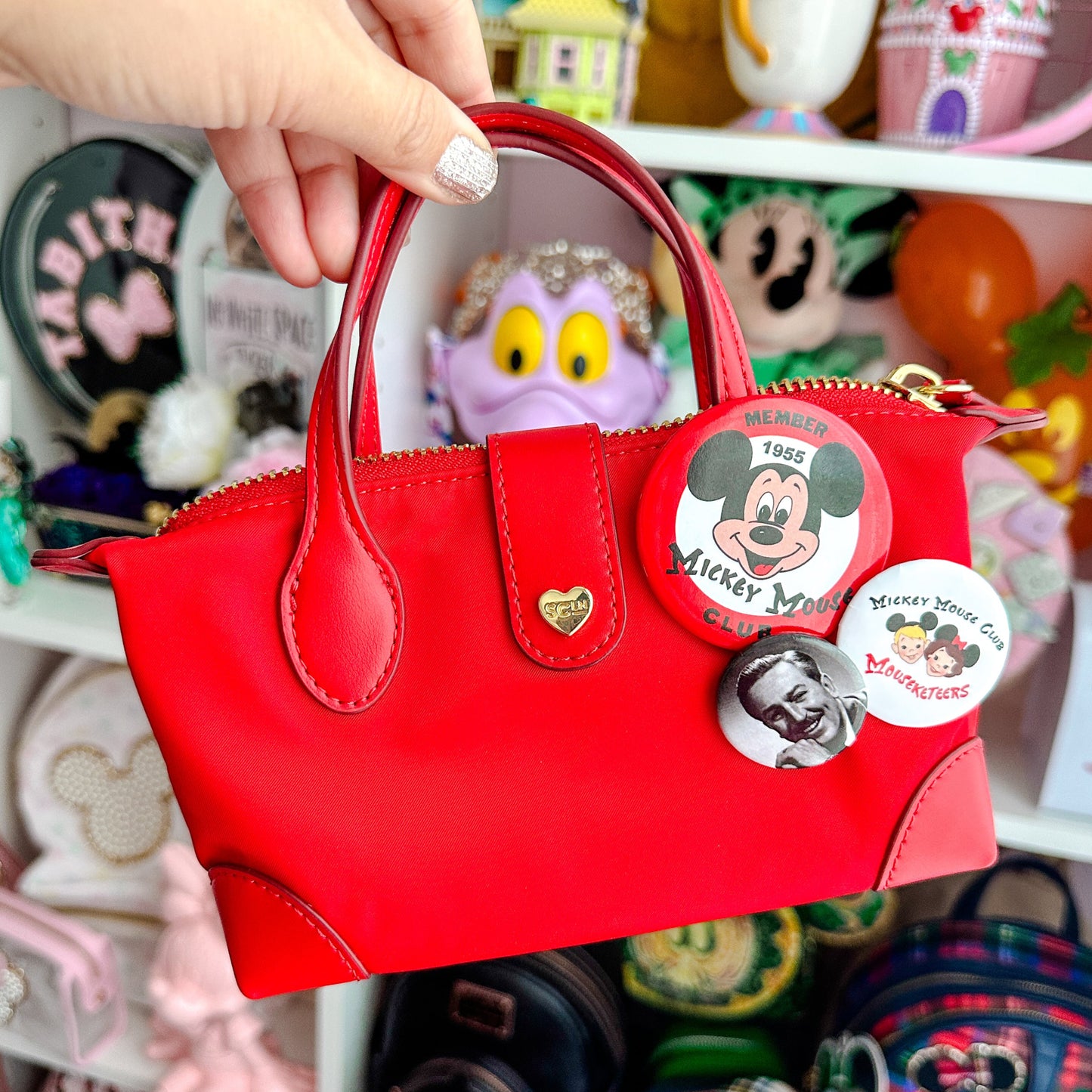 Vintage Inspired Button Set - Mouseketeer 1955