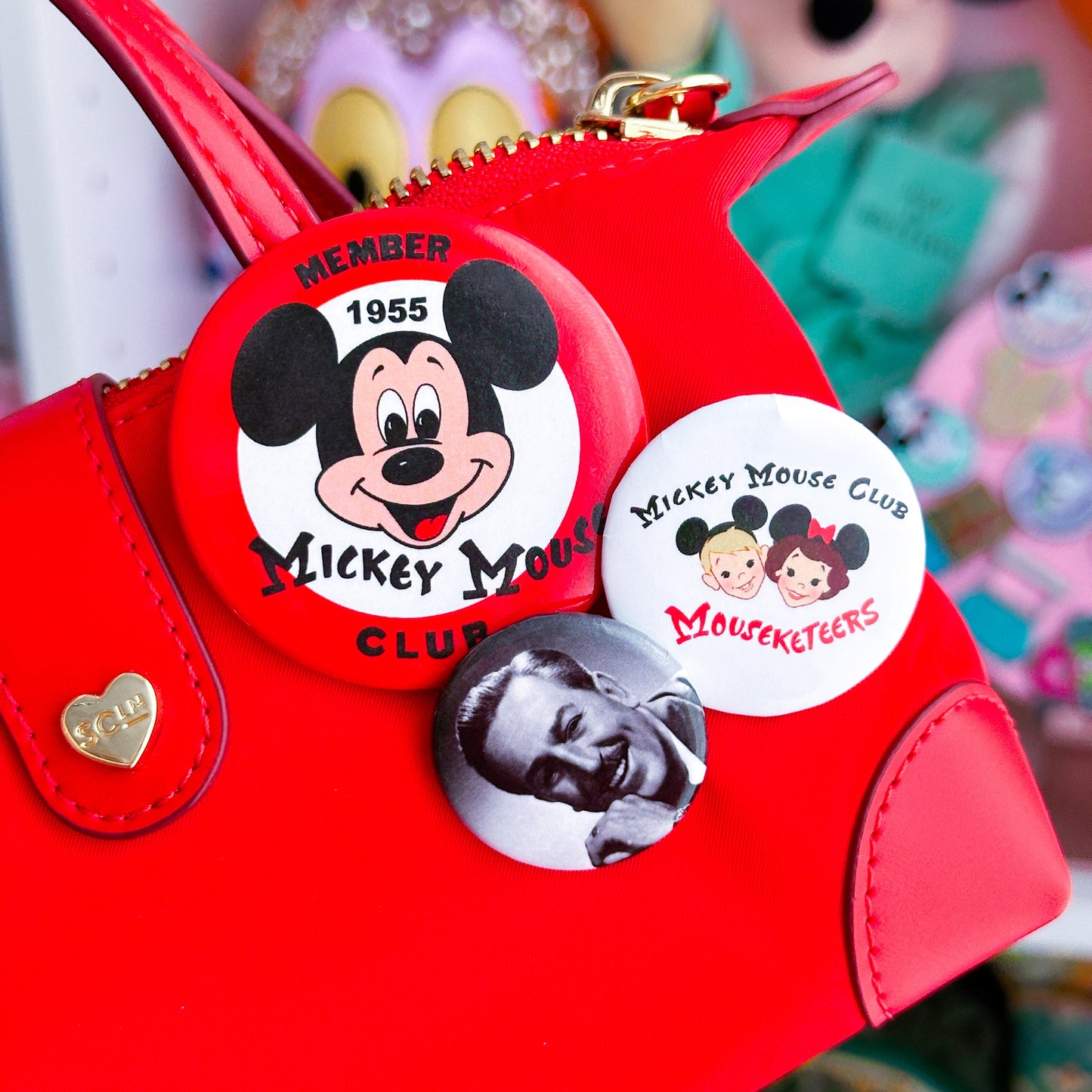 Vintage Inspired Button Set - Mouseketeer 1955