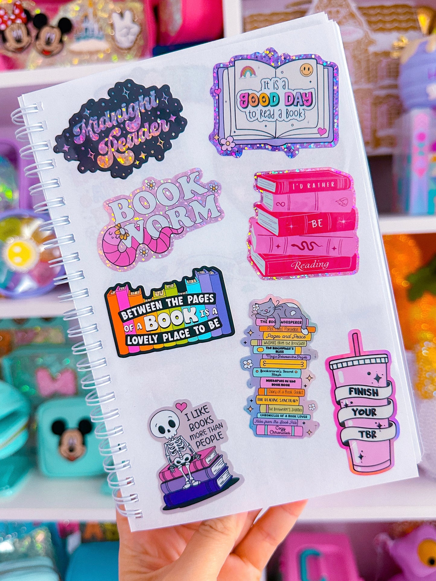 Waterproof Sticker - BOOKISH Worm