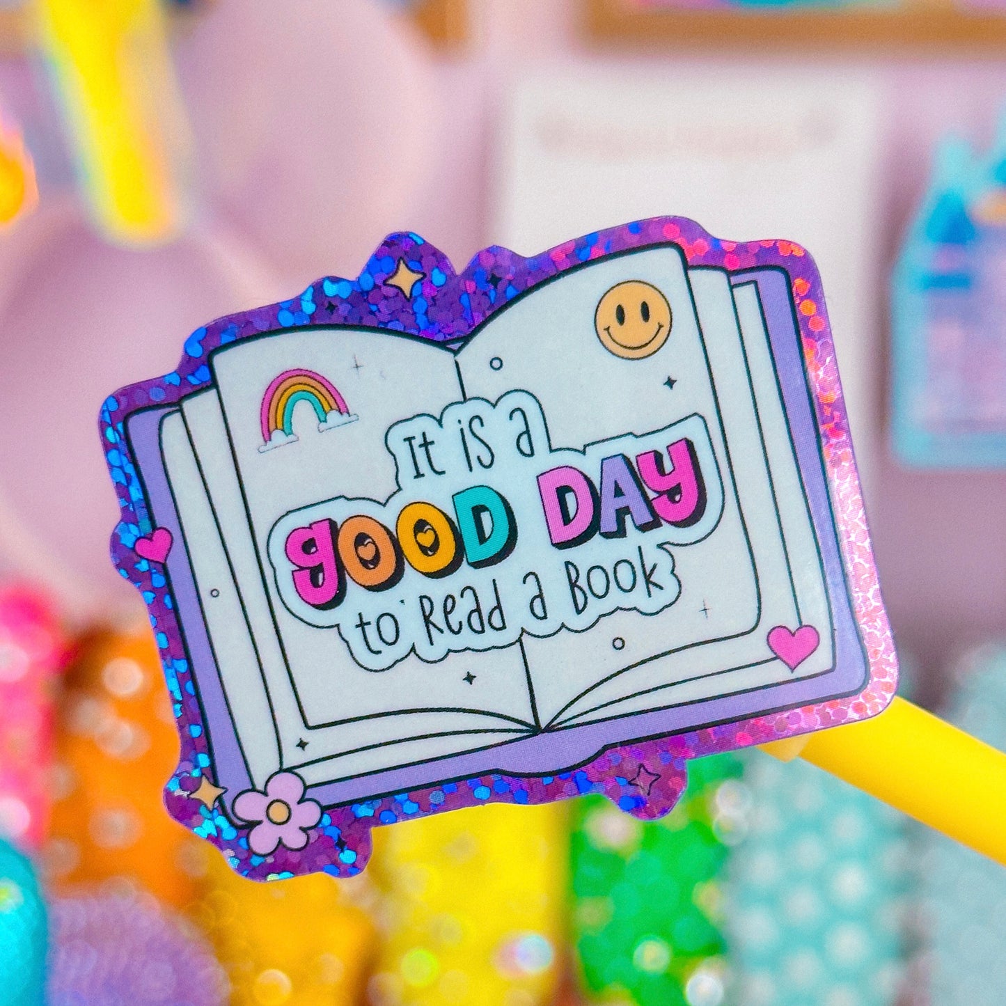 Waterproof Sticker - BOOKISH It's A Good Day To Read A Book