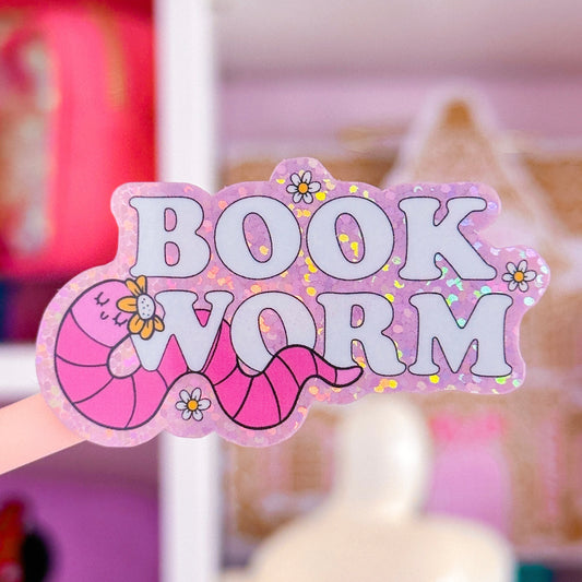 Waterproof Sticker - BOOKISH Worm