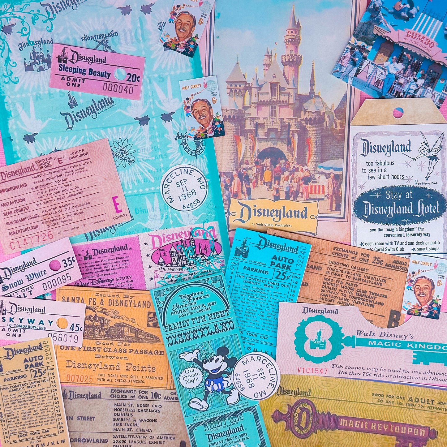 NEW! STICKER SCRAP PACK - DL Vintage 1955 (Vol. 2)