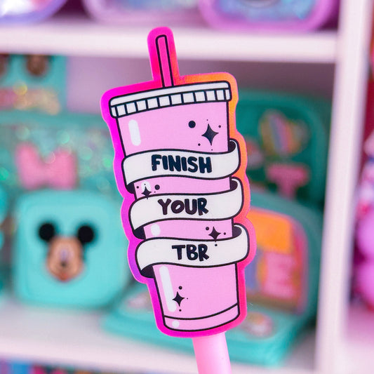 Waterproof Sticker - BOOKISH Finish Your TBR