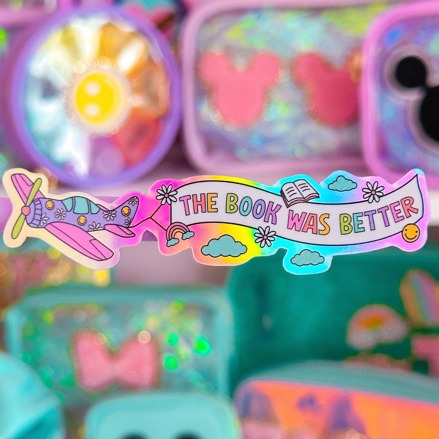 Waterproof Sticker - BOOKISH The Book Was Better