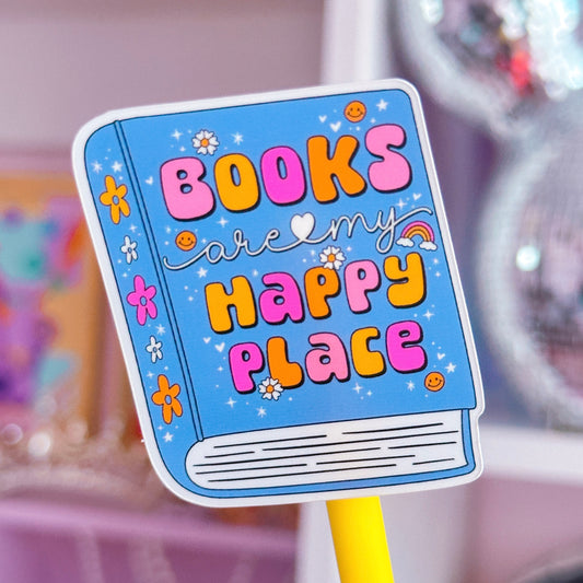 Waterproof Sticker - BOOKISH Books Are My Happy Place