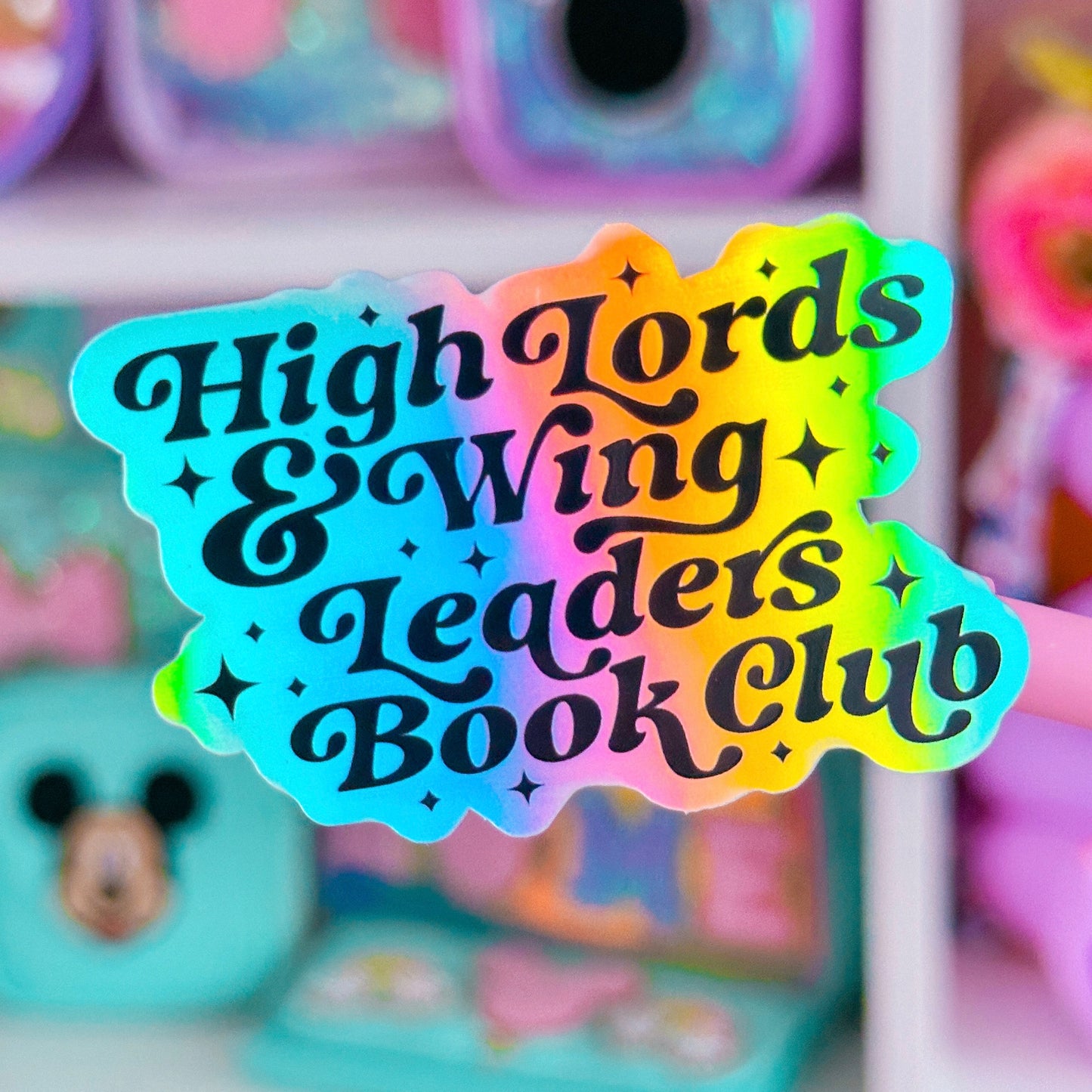 Waterproof Sticker - BOOKISH High Lords & Wing Leaders