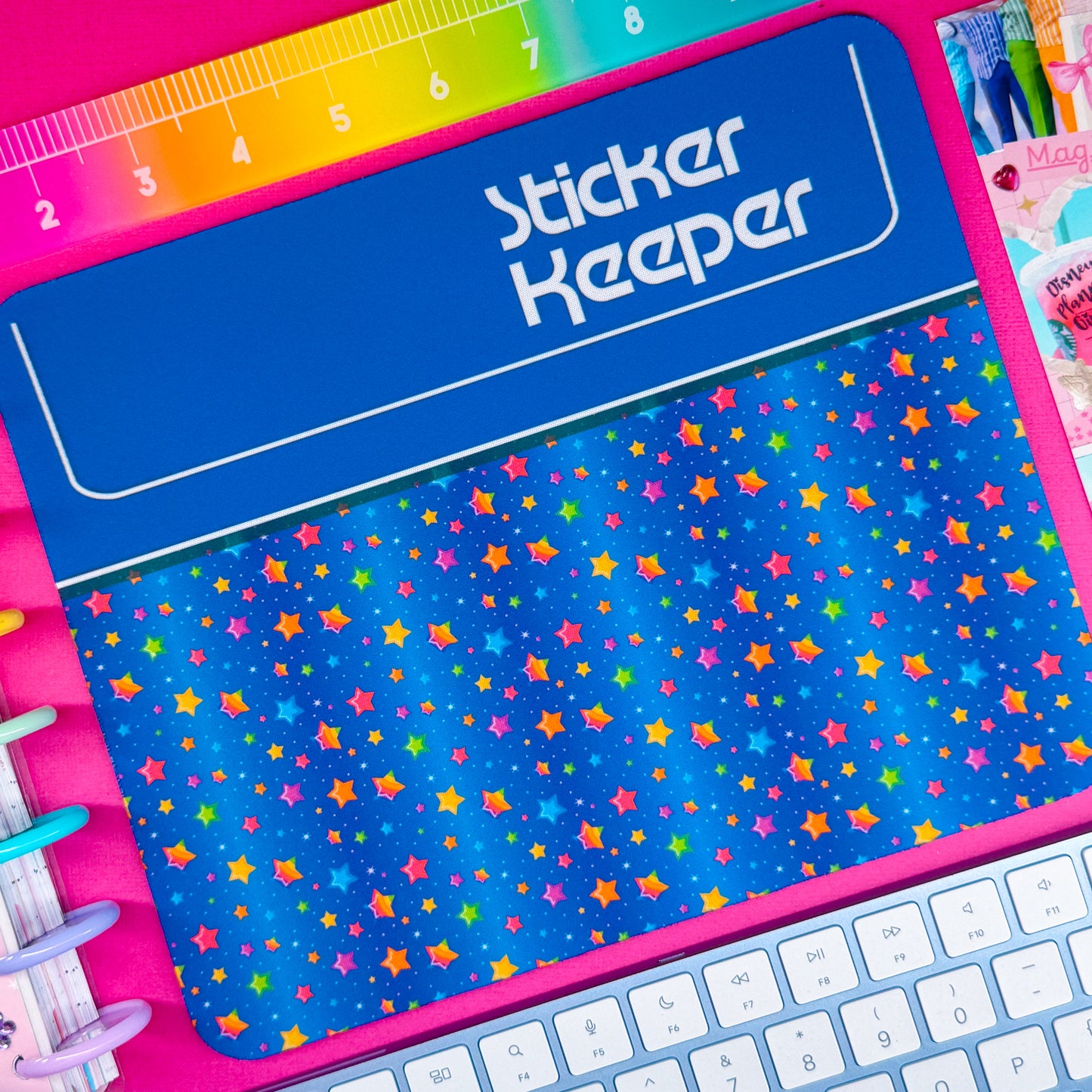 Mouse Pad - Sticker Keeper (Blue)