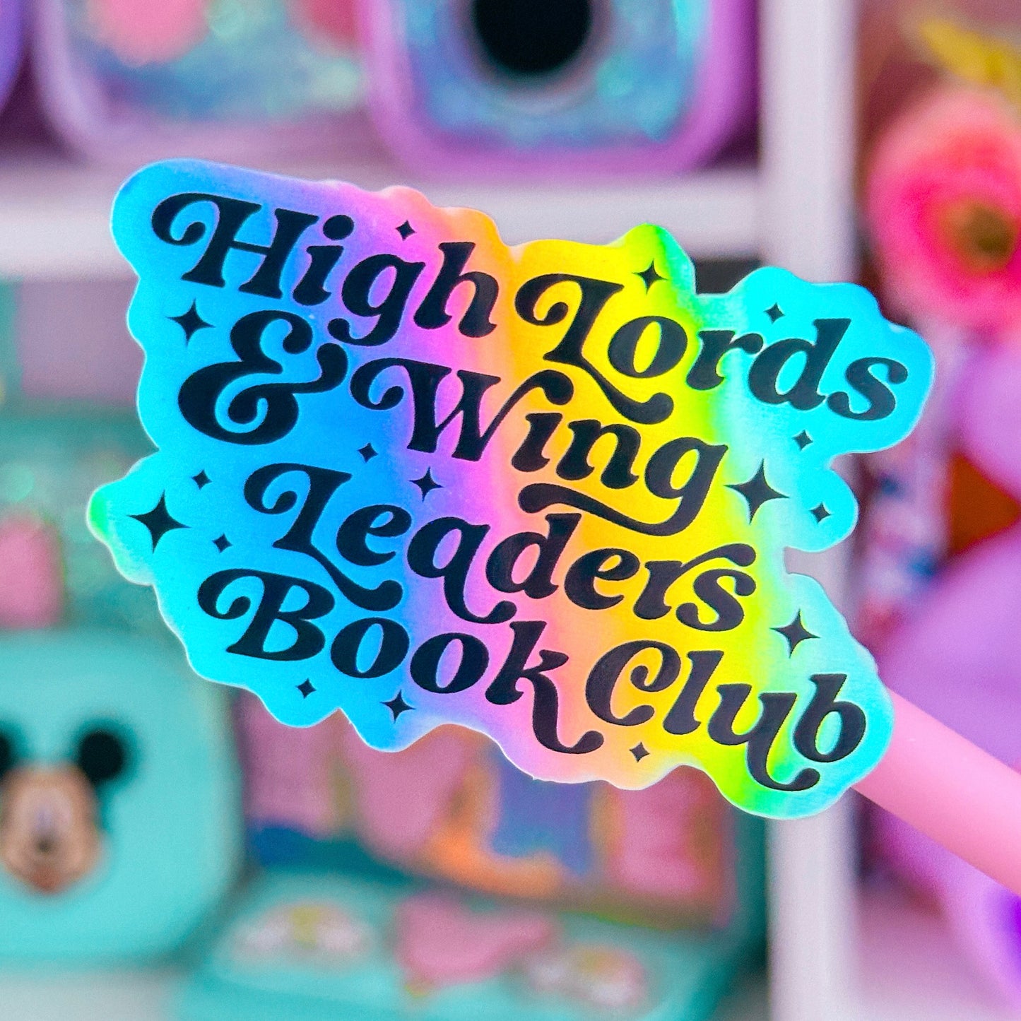 Waterproof Sticker - BOOKISH High Lords & Wing Leaders