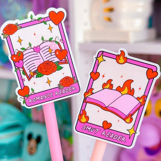 Waterproof Sticker - BOOKISH Tarot Card Romance & SMUT