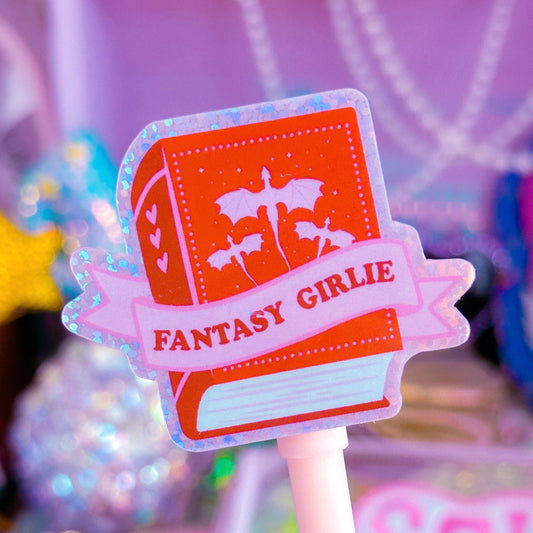 Waterproof Sticker - BOOKISH Fantasy Girlie