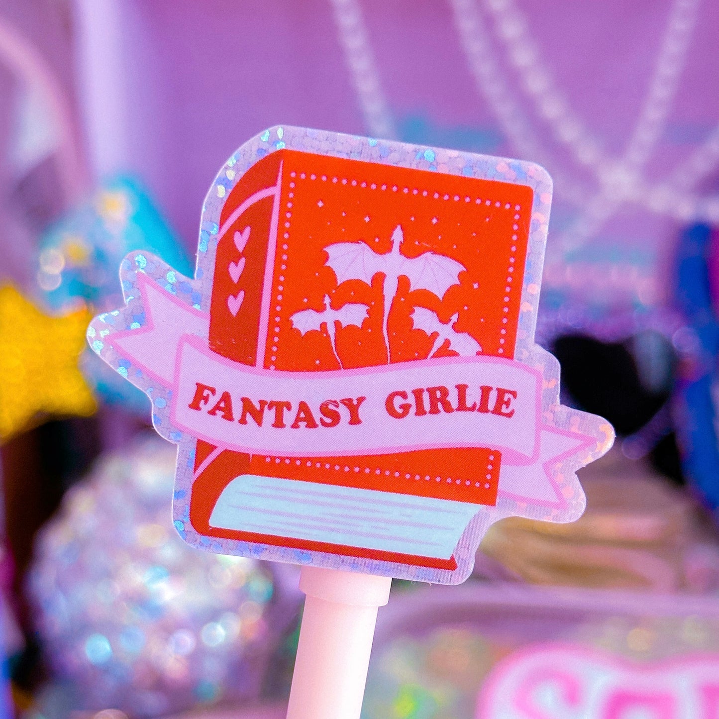 Waterproof Sticker - BOOKISH Fantasy Girlie