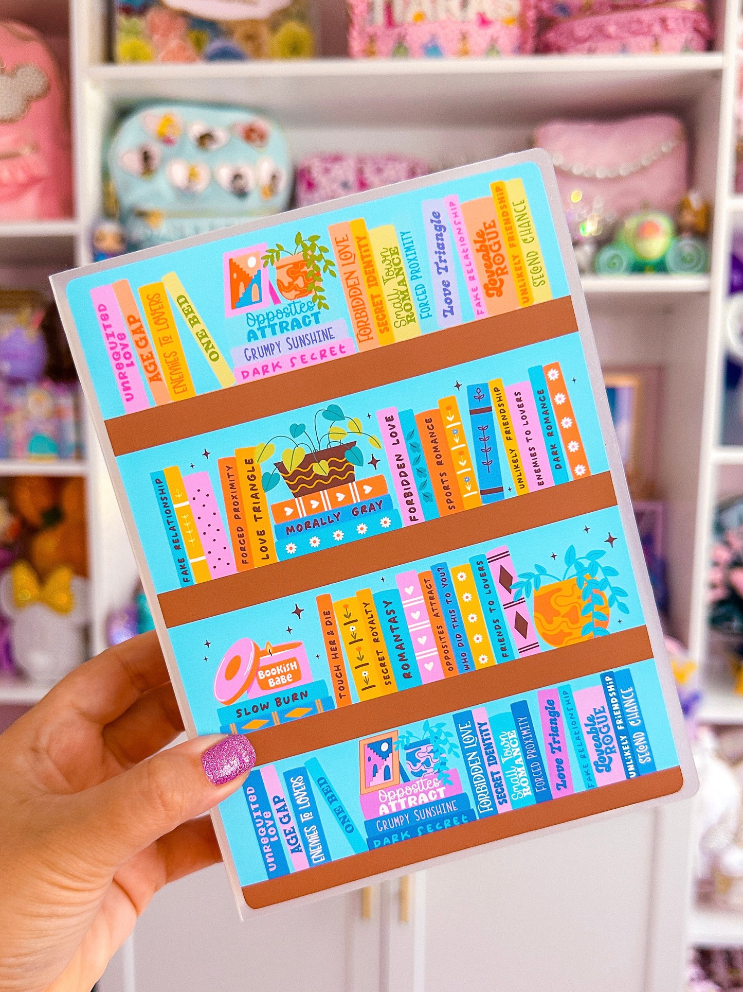 Bookish Sticker/Photo Album - 5x7 or 4x6 or 3x4