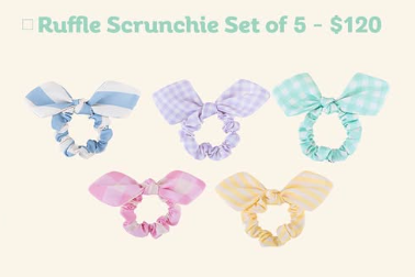 Stoney Clover Lane - Nylon Scrunchie (Pastel Picnic 2021 - YELLOW)