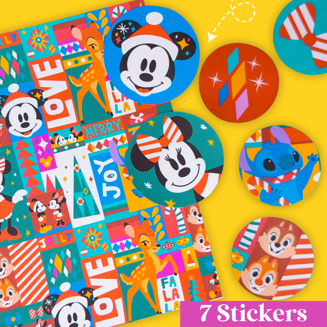 STICKER SCRAP PACK - Mid Century Holiday