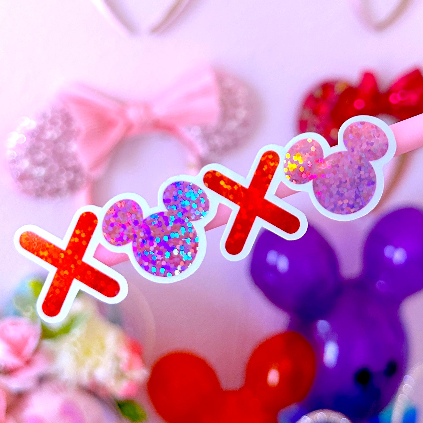 XoXo - Glitter Waterproof Sticker