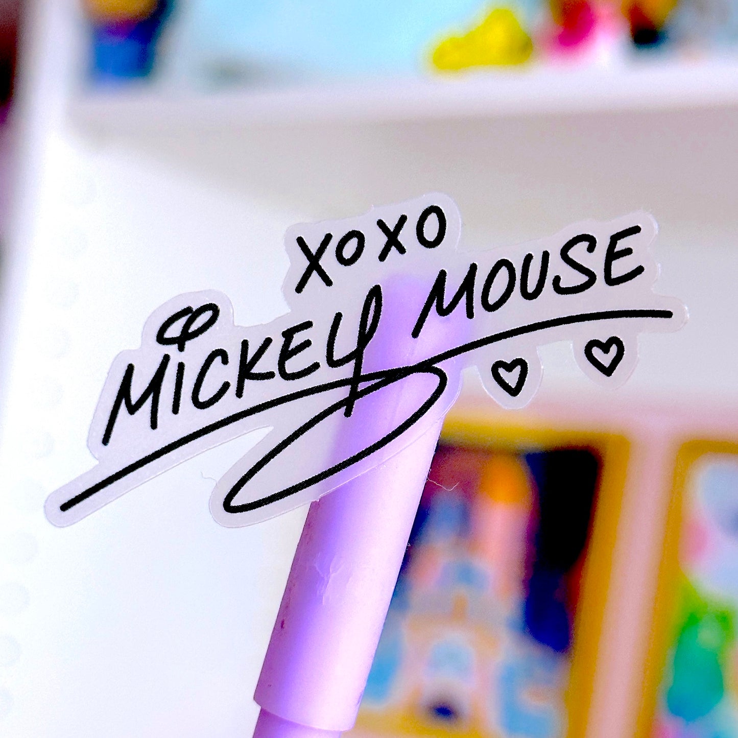 Autographs - Clear Waterproof Sticker